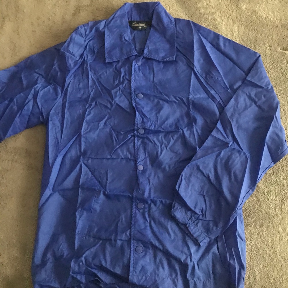 Lightweight Blue Windbreaker